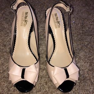 Coach  peep toe heels